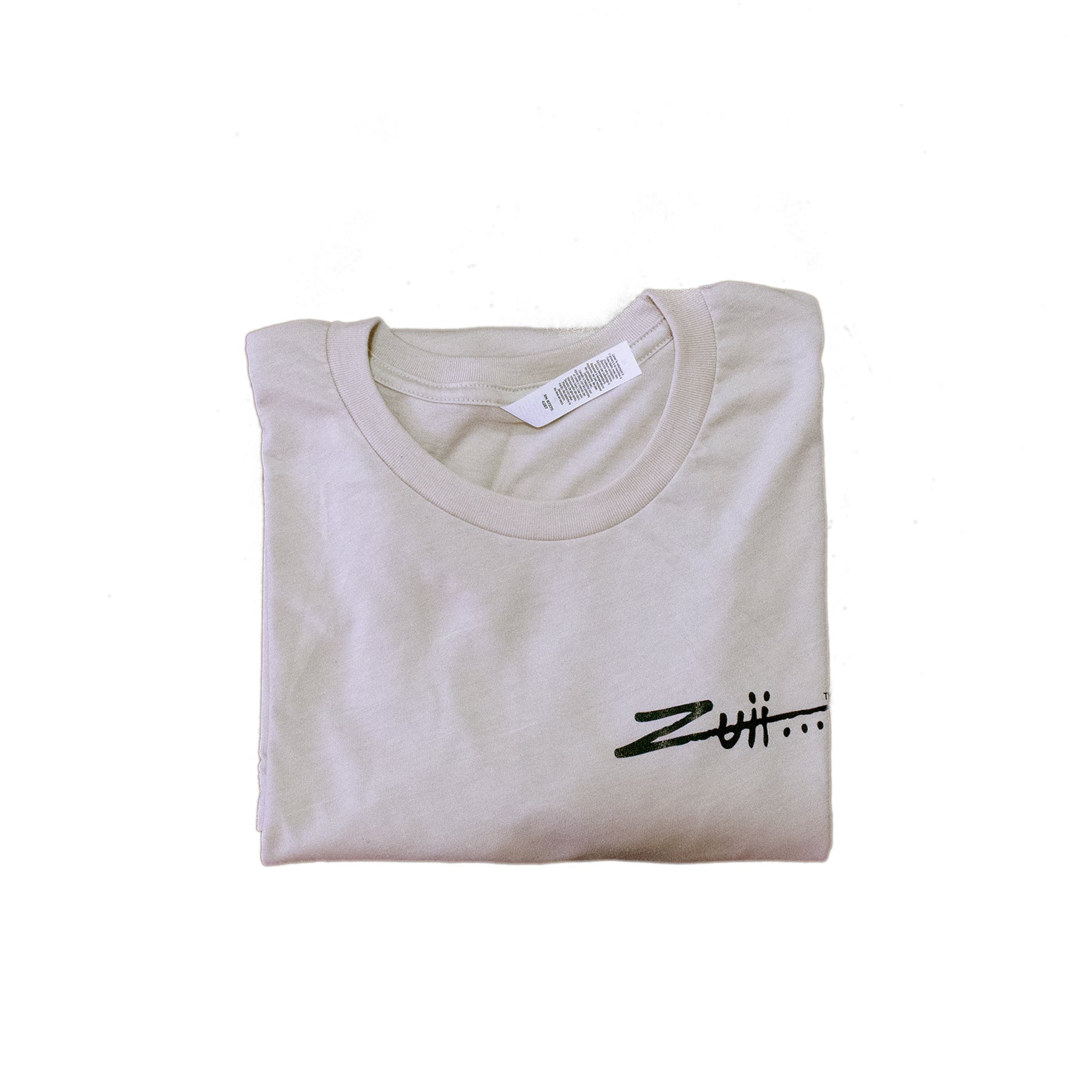 Zuii... Tan T-Shirt with small logo