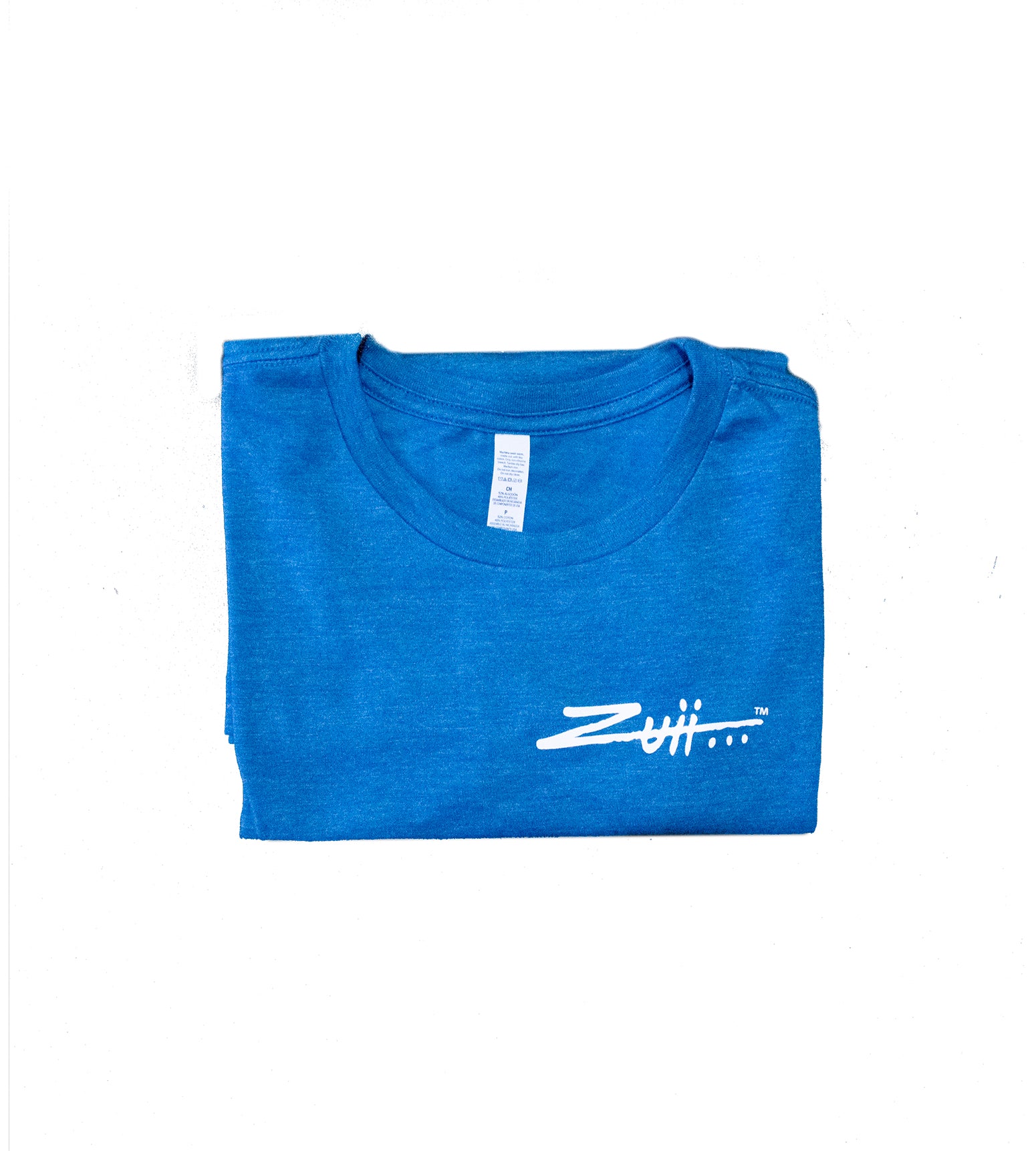 Zuii... Ocean Blue T-Shirt with small logo